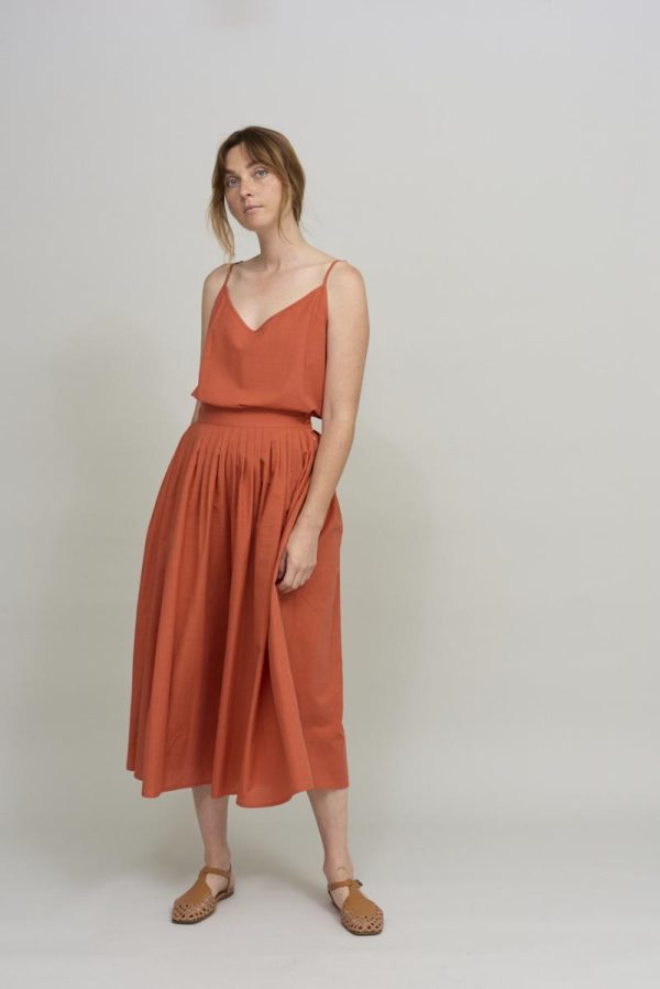 Cus WIDE PANT Skirt Rouge