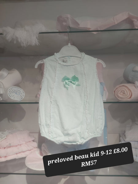cute couture PRELOVED Beau Kid Romper 9-12m RM57