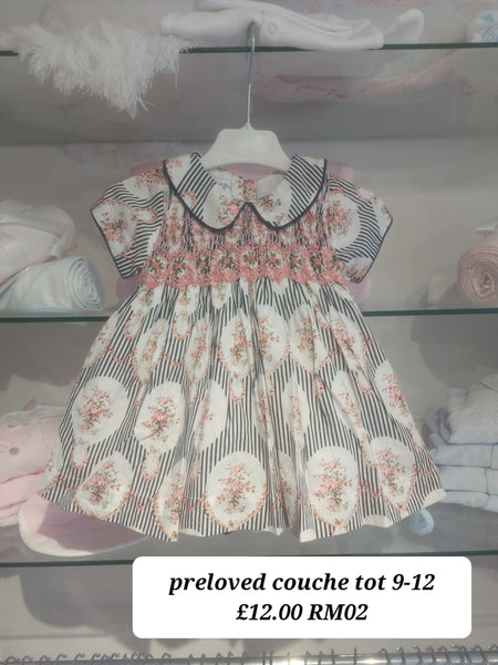 cute couture PRELOVED Couche Tot Dress 9-12 RM02