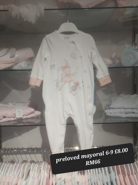 cute couture PRELOVED Mayoral Babygrow 6-9m RM66