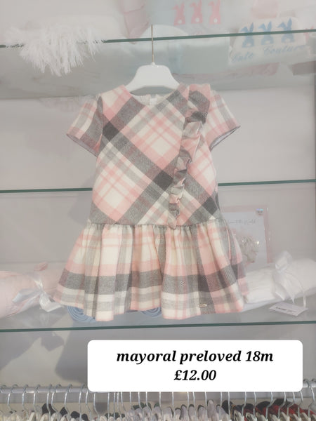 cute couture PRELOVED Mayoral Dress 18m JR12