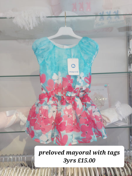cute couture PRELOVED Mayoral Dress 3yrs JR05
