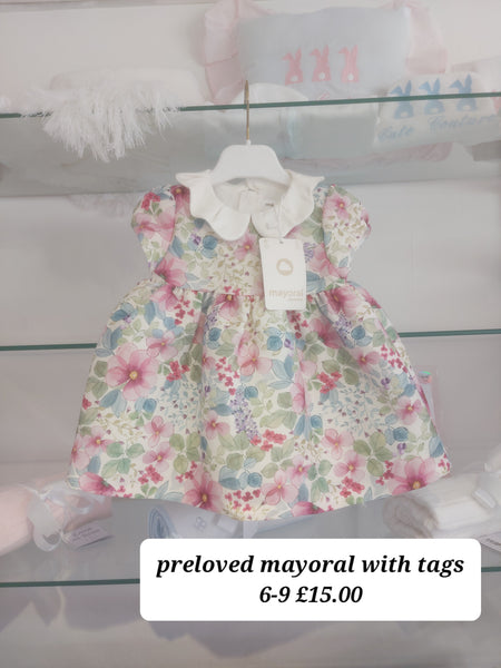 cute couture PRELOVED Mayoral Dress 6-9m JR15