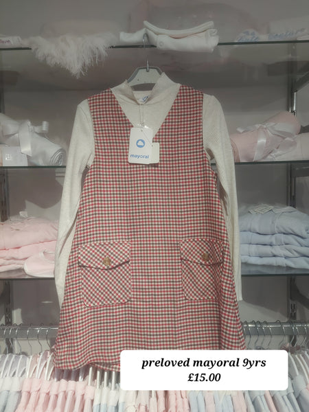 cute couture PRELOVED Mayoral Dress Set 9yrs NK05