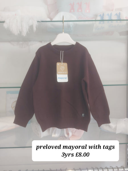 cute couture PRELOVED Mayoral Jumper 3yrs JB01