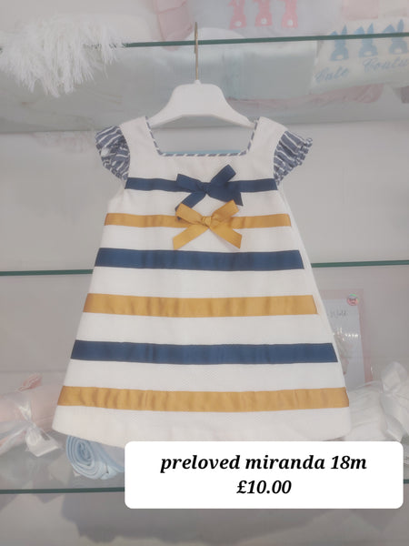 cute couture PRELOVED Miranda Dress 18m JR11