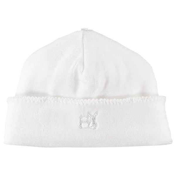 cute couture NEW AW21 Emile et Rose White Novel Velour Hat