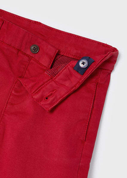 Cute Couture NEW AW23 Mayoral Boys Chino Trousers Red/47 521