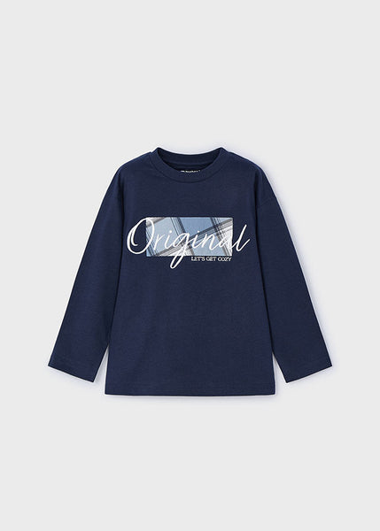 cute couture NEW AW24 Mayoral Boys t-shirt 4046 Navy/56