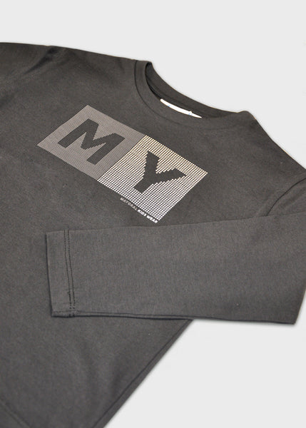 Cute Couture NEW AW25 Mayoral Boys Long Sleeve T Shirt 173 Black 78