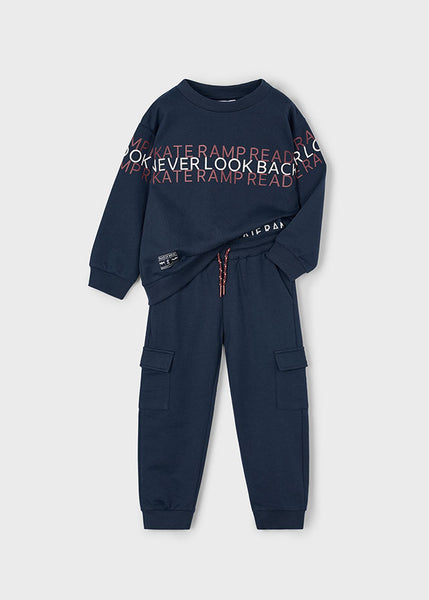 Cute Couture NEW AW25 Mayoral Boys Tracksuit 4809 Navy 73