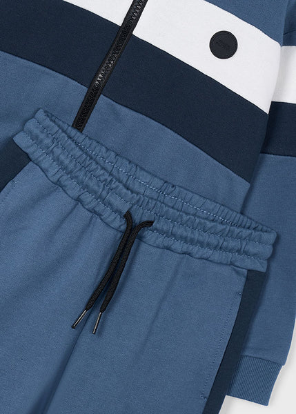 Cute Couture NEW AW25 Mayoral Boys Tracksuit 4811 Steel Blue 82