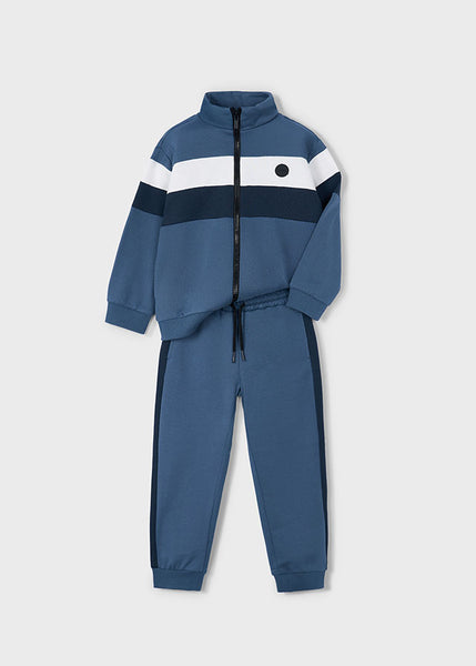 cute couture NEW AW25 Mayoral Boys Tracksuit 4811 Steel Blue 82