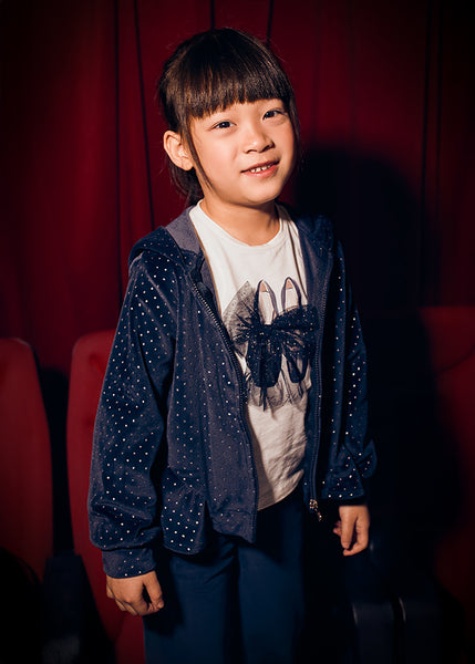 Cute Couture NEW AW25 Mayoral Girls 3 Piece Tracksuit 4892 Navy 61