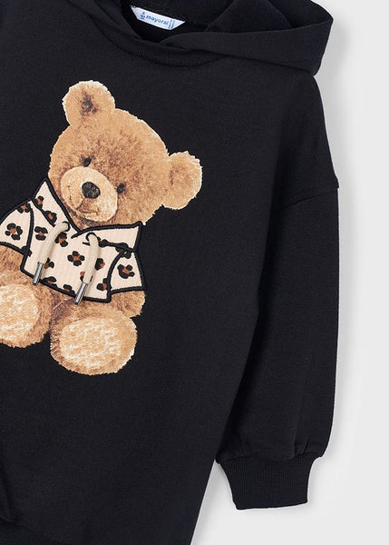 Cute Couture NEW AW25 Mayoral Girls Hoodie Dress 4928 Black 60