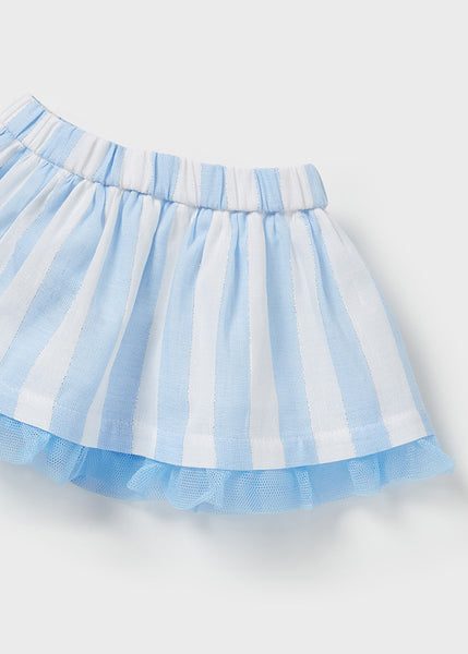 Cute Couture NEW SS22 Mayoral Baby Girls Bluebell Skirt Set 1879
