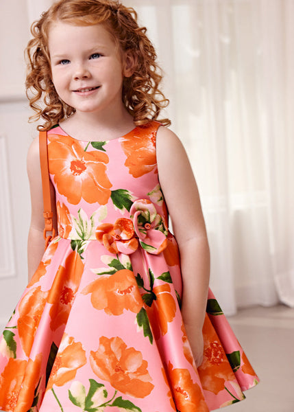 cute couture NEW SS24 Abel and Lula Girls Dress Fuchsia Pink 5060