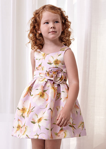 Cute Couture NEW SS24 Abel And Lula Girls Mikado Dress Mauve 5054