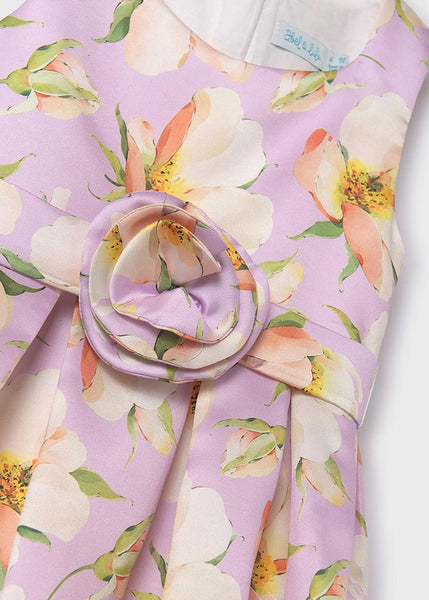 Cute Couture NEW SS24 Abel And Lula Girls Mikado Dress Mauve 5054
