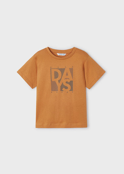 Cute Couture NEW SS24 Mayoral Boys T-shirt Orange/46 170