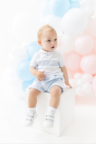 cute couture NEW SS25 Blues Baby Blue Shorts Set BB1790