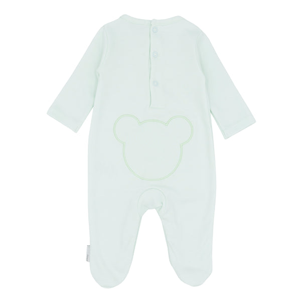 Cute Couture NEW SS25 Blues Baby Mint Bear Cotton Babygrow BB0204M