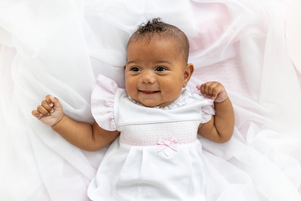 Cute Couture NEW SS25 Blues Baby Smocked Bloomers Outfit BB1802