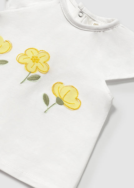 Cute Couture NEW SS25 Mayoral Baby Girls Leggings Set 1763 Sunny/90