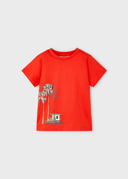 Cute Couture NEW SS25 Mayoral Boys 3 Piece Shorts Set 3606 Red/94