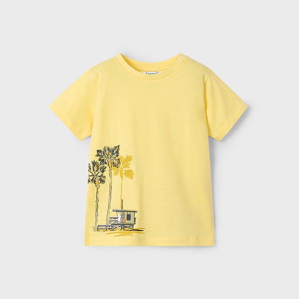 Cute Couture NEW SS25 Mayoral Boys 3 Piece Shorts Set 3606 Yellow/91