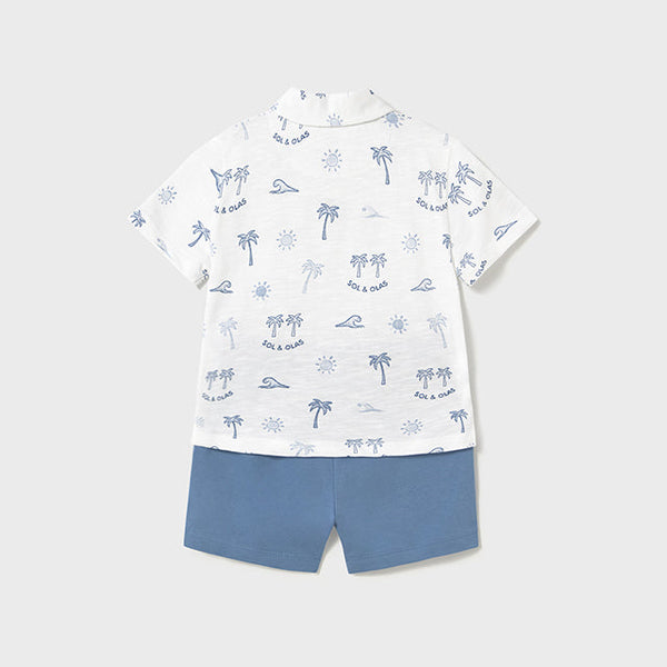 Cute Couture NEW SS25 Mayoral Boys Shorts Set 1657 Capri/35