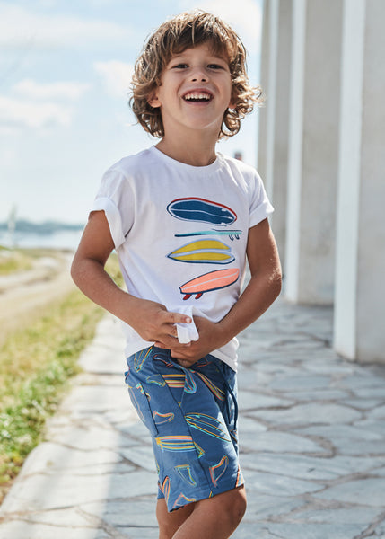 cute couture NEW SS25 Mayoral Boys Shorts Set 3604 Surf/73