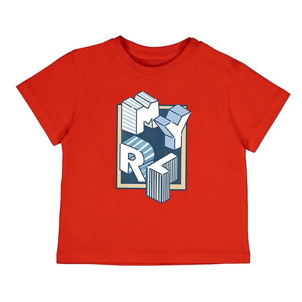 cute couture NEW SS25 Mayoral Boys t shirt 106 Red/30