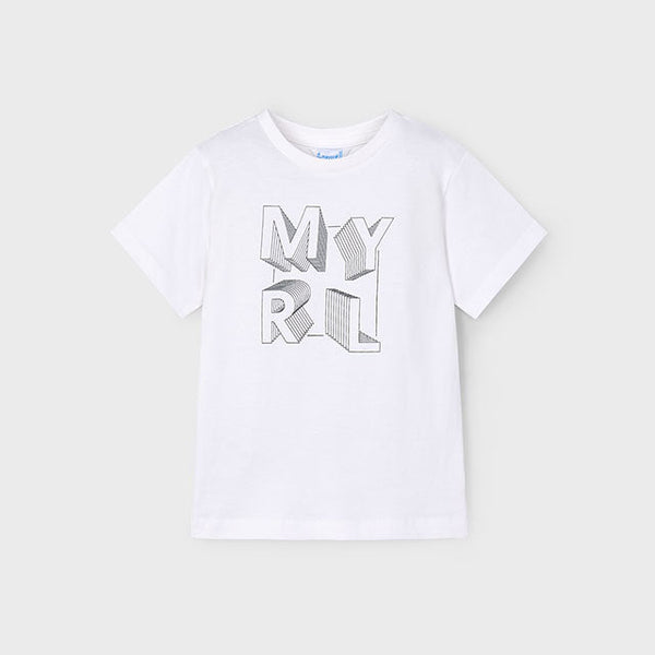 cute couture NEW SS25 Mayoral Boys T Shirt 170 White/28