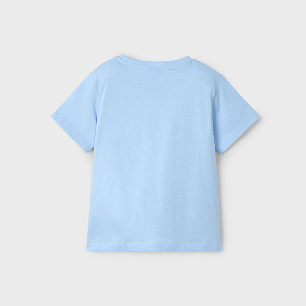 Cute Couture NEW SS25 Mayoral Boys T Shirt 3049 Sky Blue