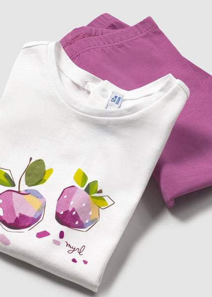 Cute Couture NEW SS25 Mayoral Girls 3 Piece Leggings Set 1740 Mauve/43