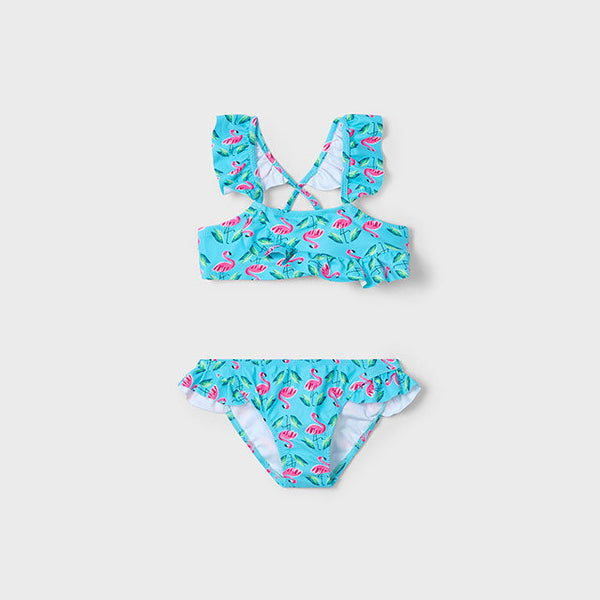 cute couture NEW SS25 Mayoral Girls Bikini 3714 Flamingos/75