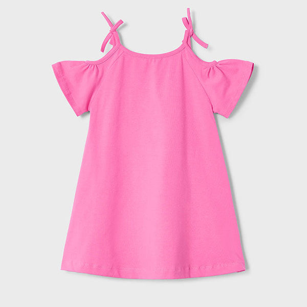 Cute Couture NEW SS25 Mayoral Girls Dress 3963 Camellia/56