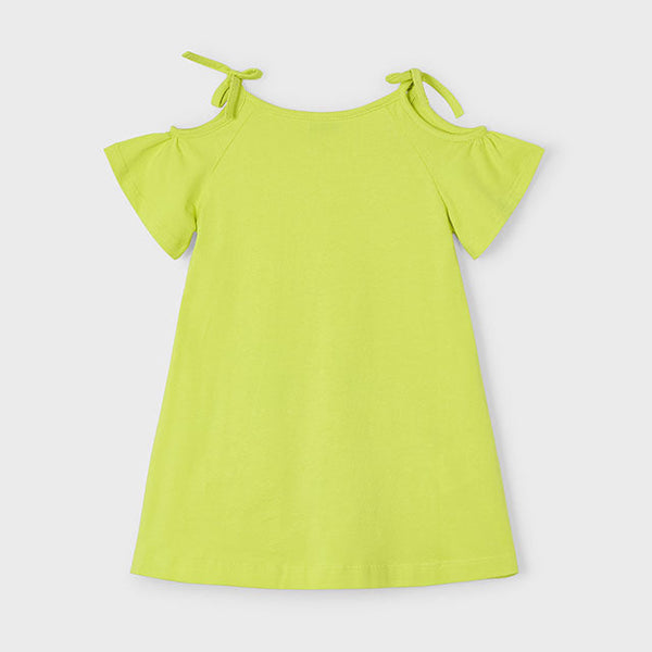 Cute Couture NEW SS25 Mayoral Girls Dress 3963 Citrus/54