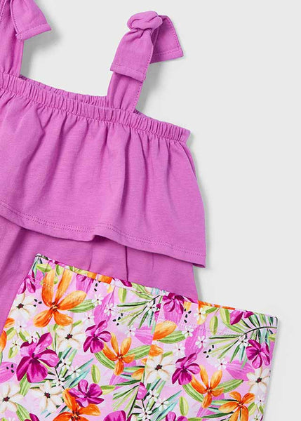 Cute Couture NEW SS25 Mayoral Girls Leggings Set 3710 Orchid/70