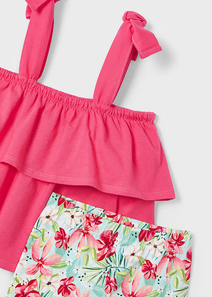 Cute Couture NEW SS25 Mayoral Girls Leggings Set 3710 Peony/69