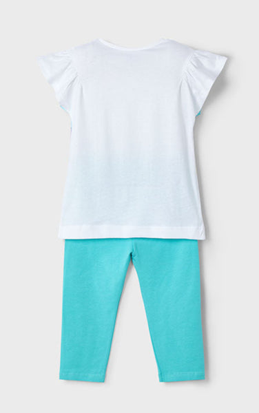 Cute Couture NEW SS25 Mayoral Girls Leggings Set 3711 Agate/74