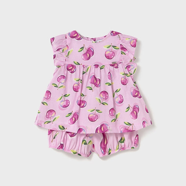 Cute Couture NEW SS25 Mayoral Girls Shorts Set 1238 Mauve/18