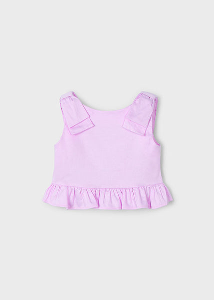 Cute Couture NEW SS25 Mayoral Girls Shorts Set 3023/3905 Mauve 51/20