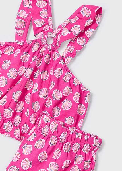 Cute Couture NEW SS25 Mayoral Girls Shorts Set 3212 Magenta/92