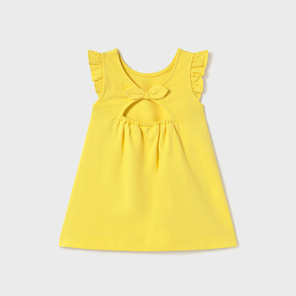 Cute Couture NEW SS25 Mayoral Girls Sun Dress 1927 Yellow/87