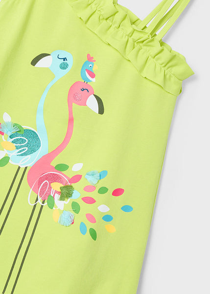 Cute Couture NEW SS25 Mayoral Girls Sun Dress 3937 Citrus/66