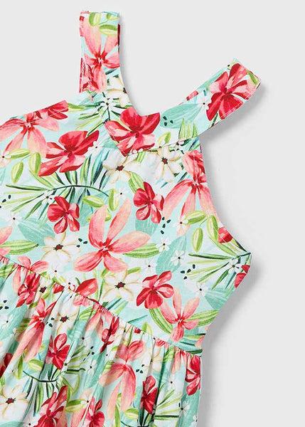 Cute Couture NEW SS25 Mayoral Girls Sun Dress 3938 Aqua/41