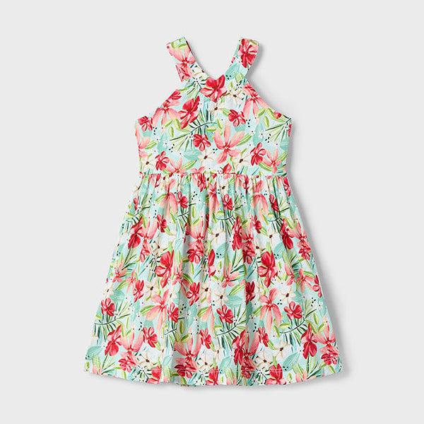 cute couture NEW SS25 Mayoral Girls Sun Dress 3938 Aqua/41