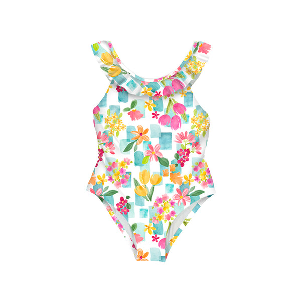 cute couture NEW SS25 Mayoral Girls Swimsuit 3719 Agate/86